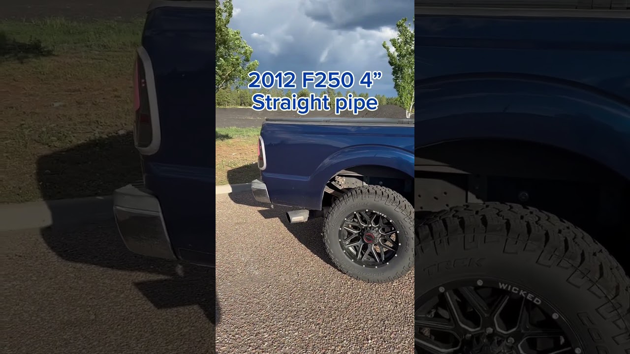12-16 6.7 Powerstroke Exhaust. Which One Sounds Best?! #ford #powerstroke #deisel #shorts