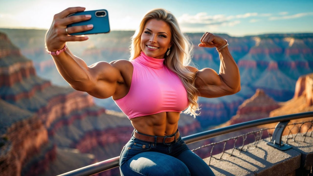THIS FEMALE BODYBUILDER HAVE COPPER STRONG BICEPS : M ENDRIASTUTI