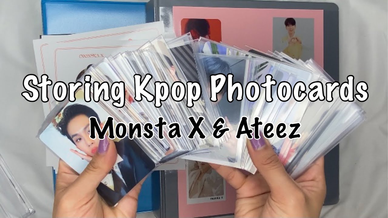 Storing Monsta X & Ateez Photocards | over 70 pcs!!