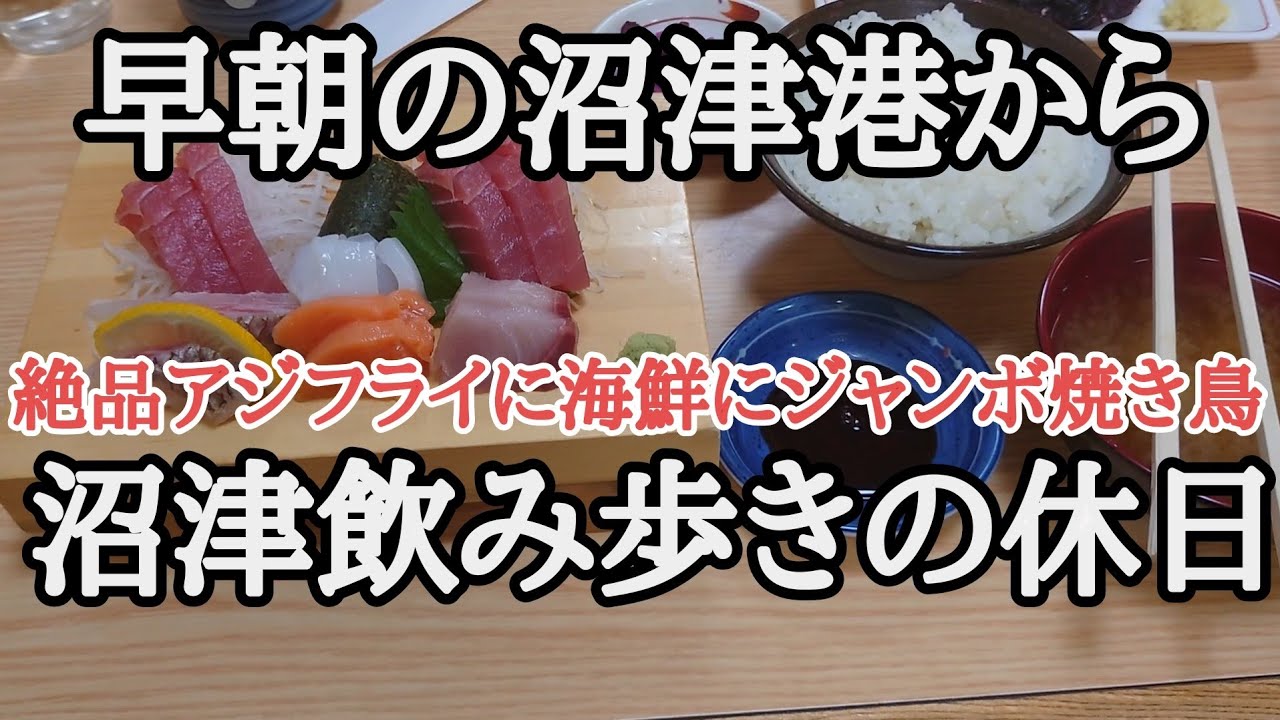 沼津飲みの休日、朝から夜まで食べ歩き飲み歩き、地元の絶品グルメ