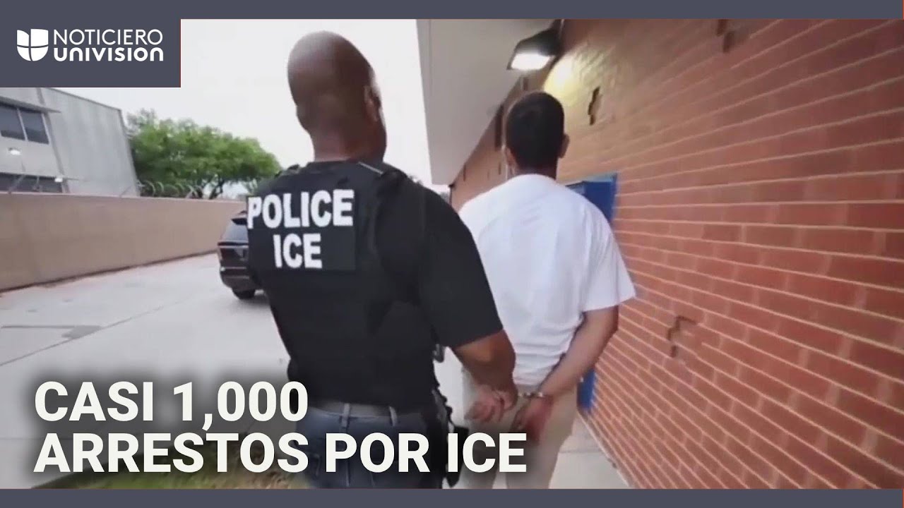 Redadas y deportaciones: ICE efectúa unos 1,000 arrestos en EEUU en las últimas horas