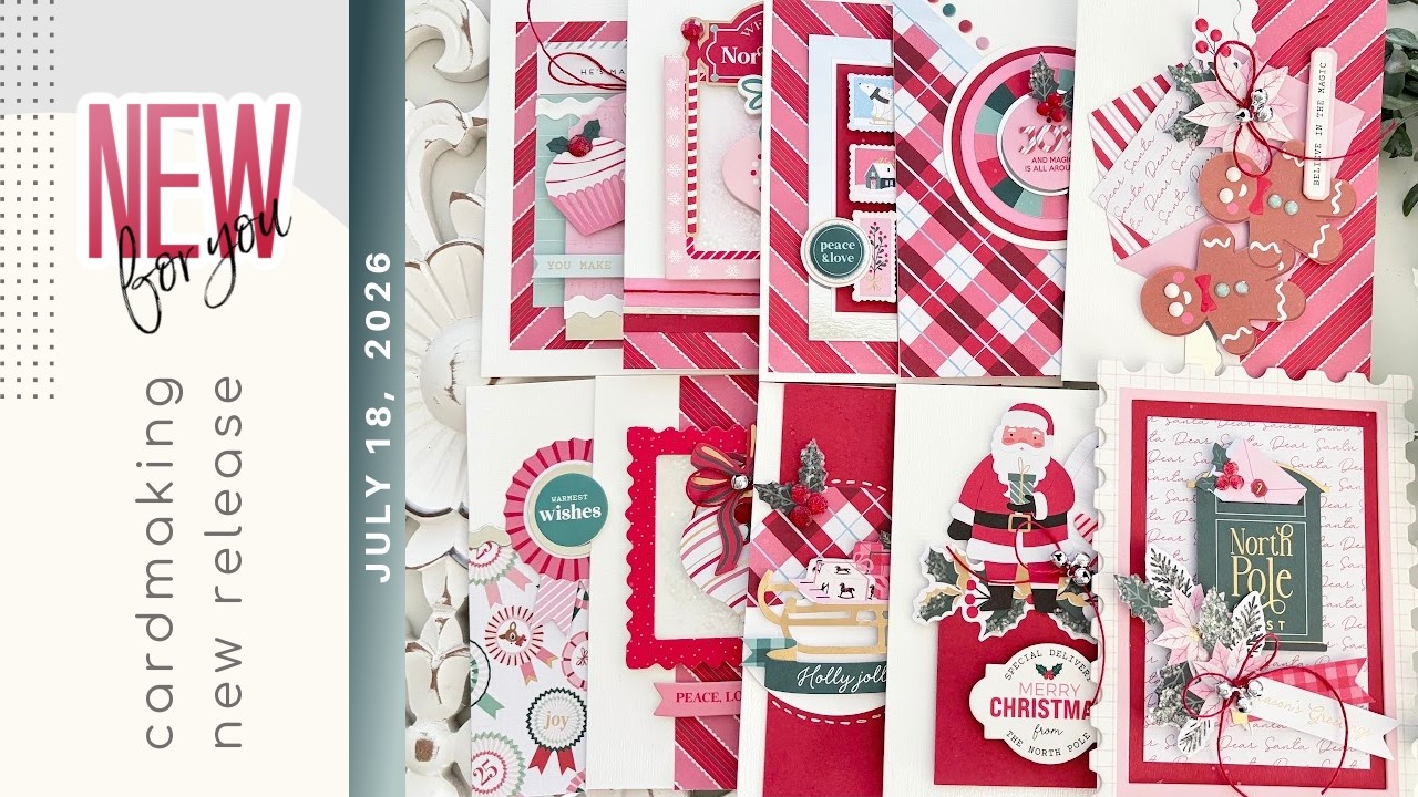 The Ultimate Holiday Card Making Guide (With Extra Sparkle) Spellbinders Dear Santa Holiday Card Kit