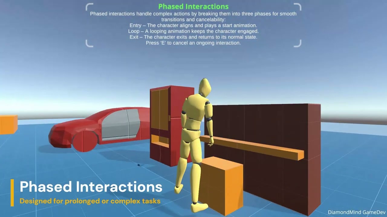 Unity Dynamic Interaction System Showcase