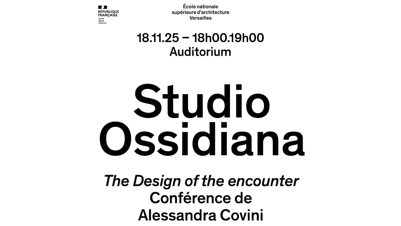 Conférence d'Alessandra Covini, cofondatrice de Studio Ossidiana : 
