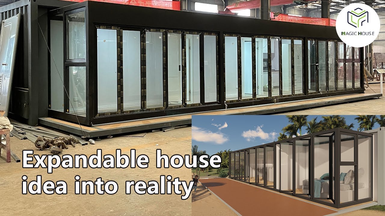 What are the advantages of the 40ft Expandable container house？