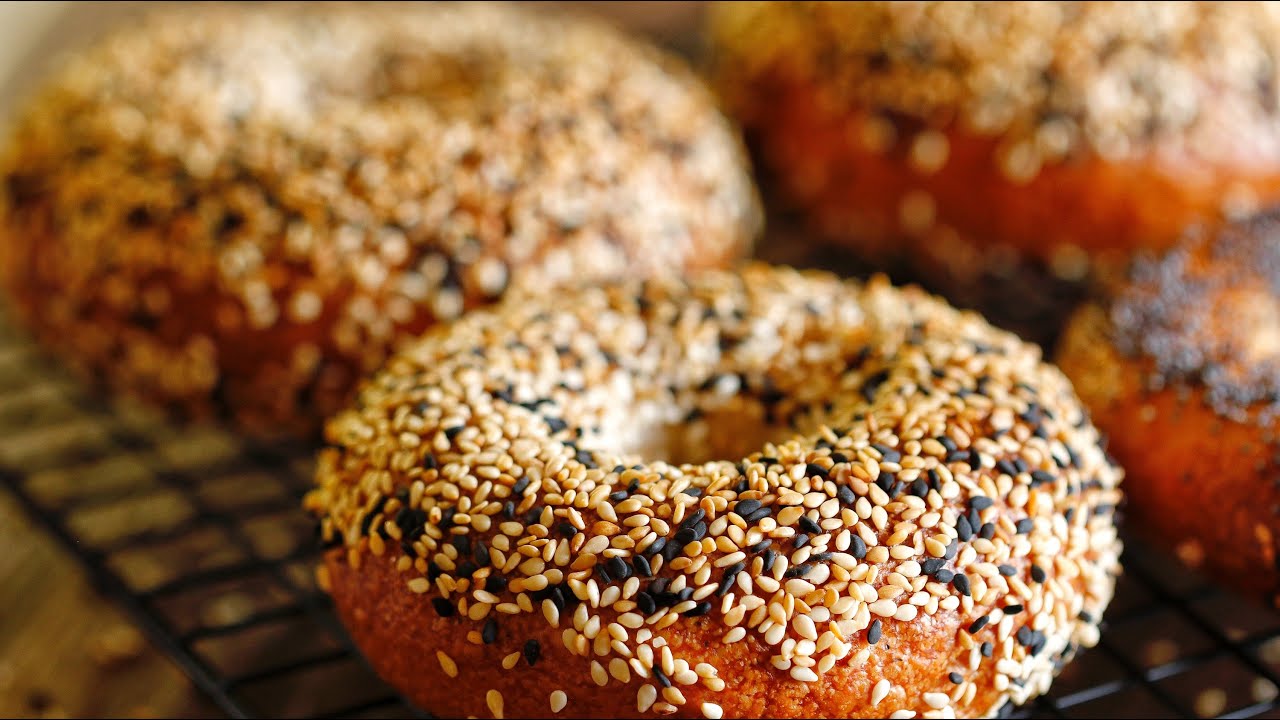 CARA MEMBUAT BAGEL SOURDOUGH (Versi Ragi instan juga boleh)
