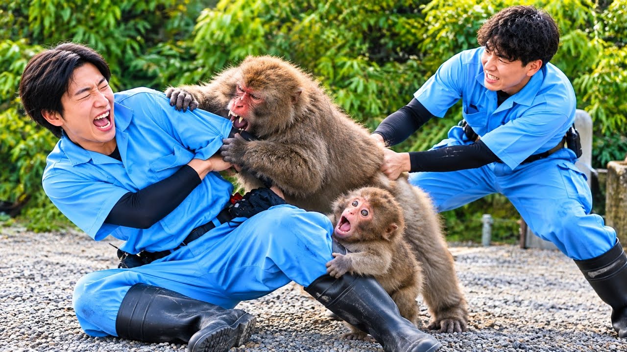 🎬Modren Title🦋🥺🐒 パンチくん、もう逃げ場がない&hellip;その瞬間&ldquo;1匹のサル&rdquo;が動いた！🛡️❤️PunchTheMonkey IchikawaZoo