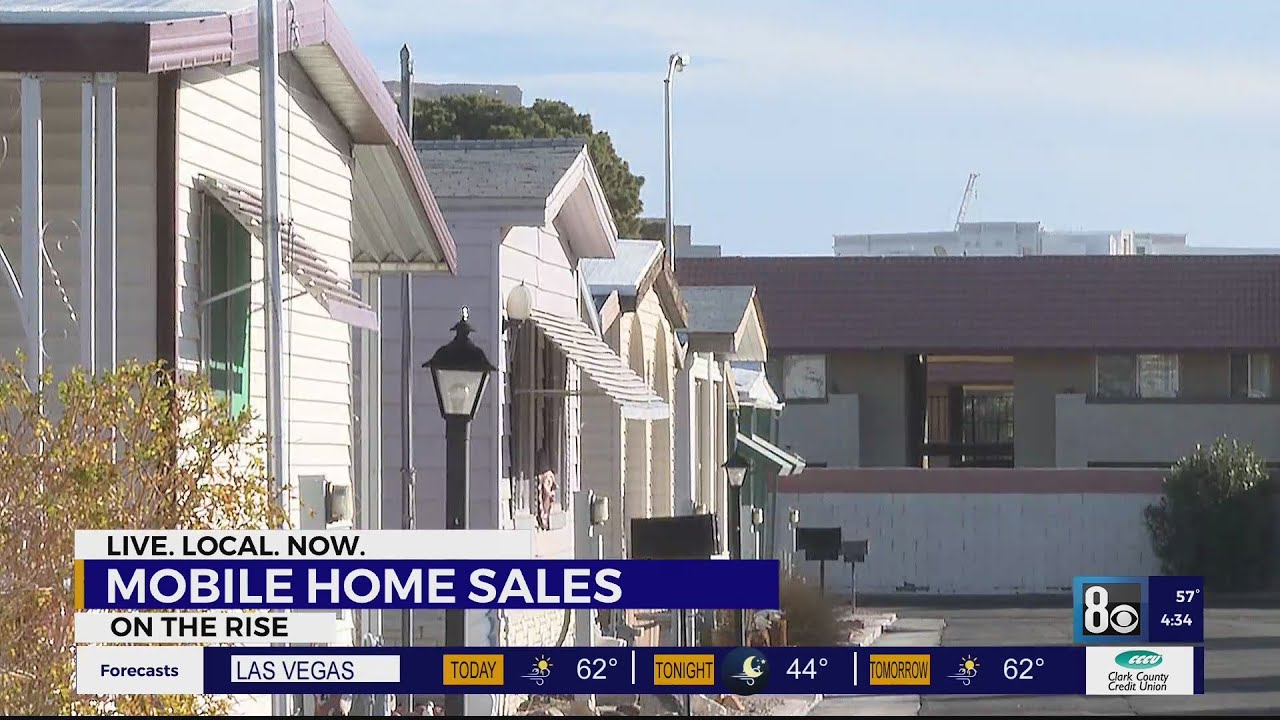 Mobile home sales on the rise