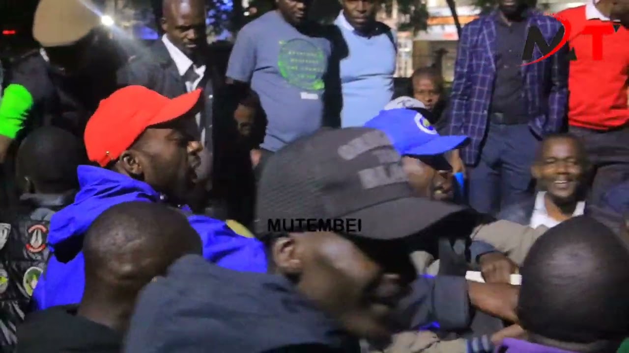 Ruto’s Paid Goon attacked by Bunge la Mwananchi Members 