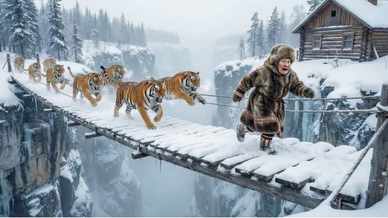 90-Year-Old Widow Survives Alone on a Cliff and Escapes a Pack of Siberian Tigers | Extreme Yakutia