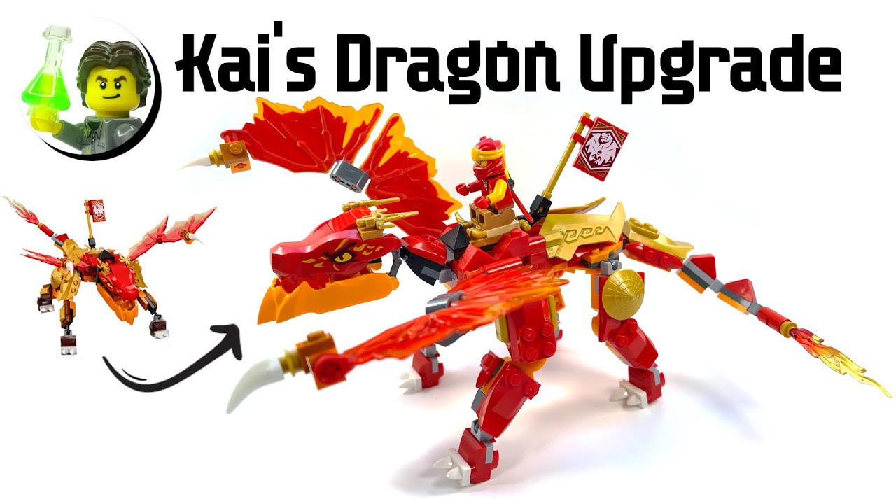 LEGO Ninjago: Как починить EVO Огненный Дракон Кая 71762