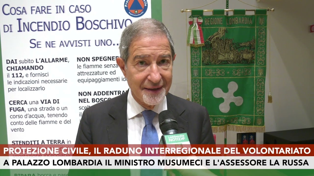 Protezione civile, il raduno interregionale del volontariato