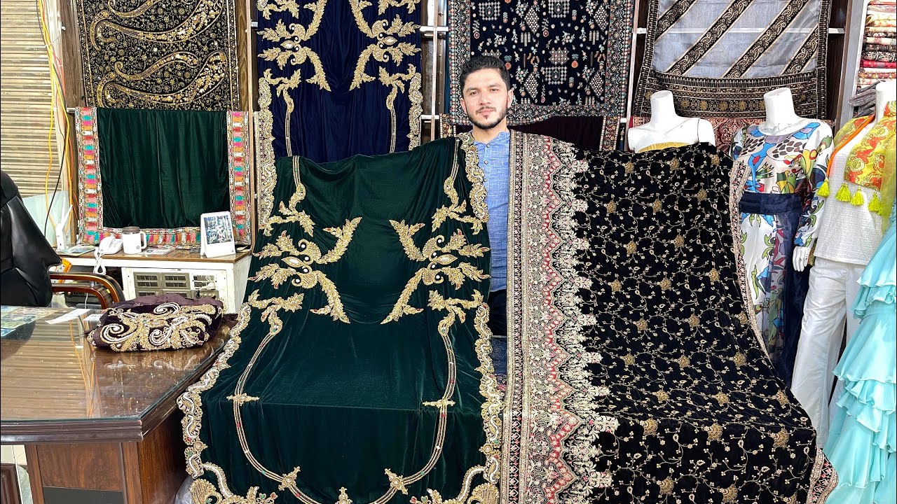 Branded Velvet Shawls/Exclusive velvet shawls/The wait is over now/New designs 2021 by Syed Abbas