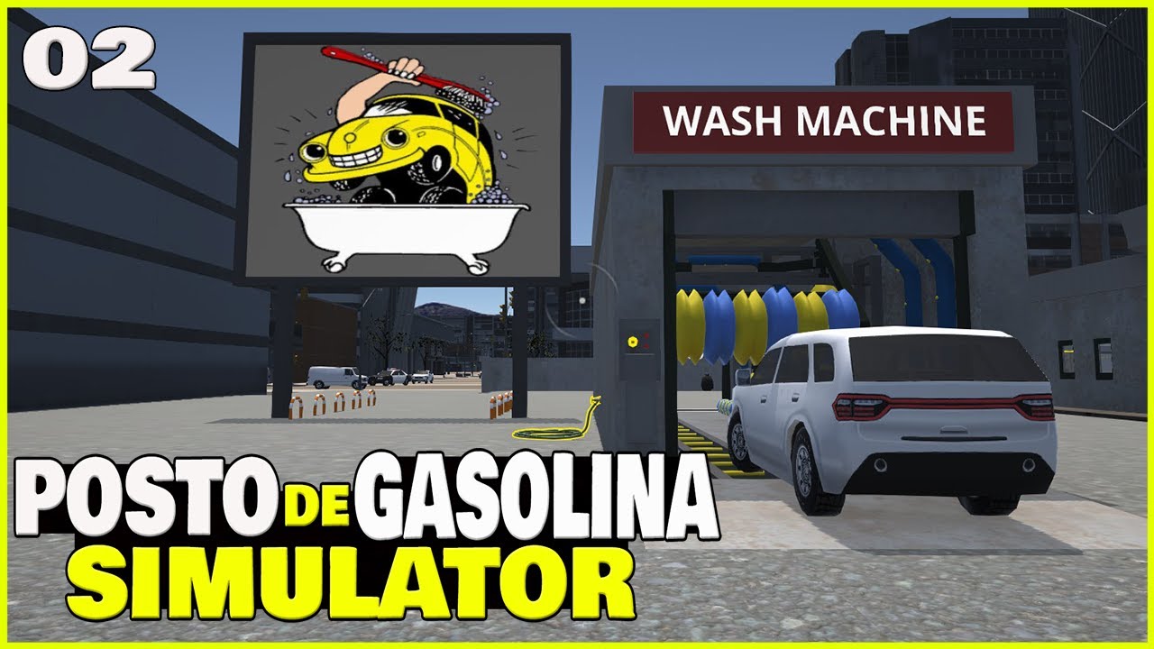 SIMULATOR DE POSTO DE GASOLINA - COMPREI O RESTAURANTE E LAVA JATO - PUMPING SIMULATOR #01