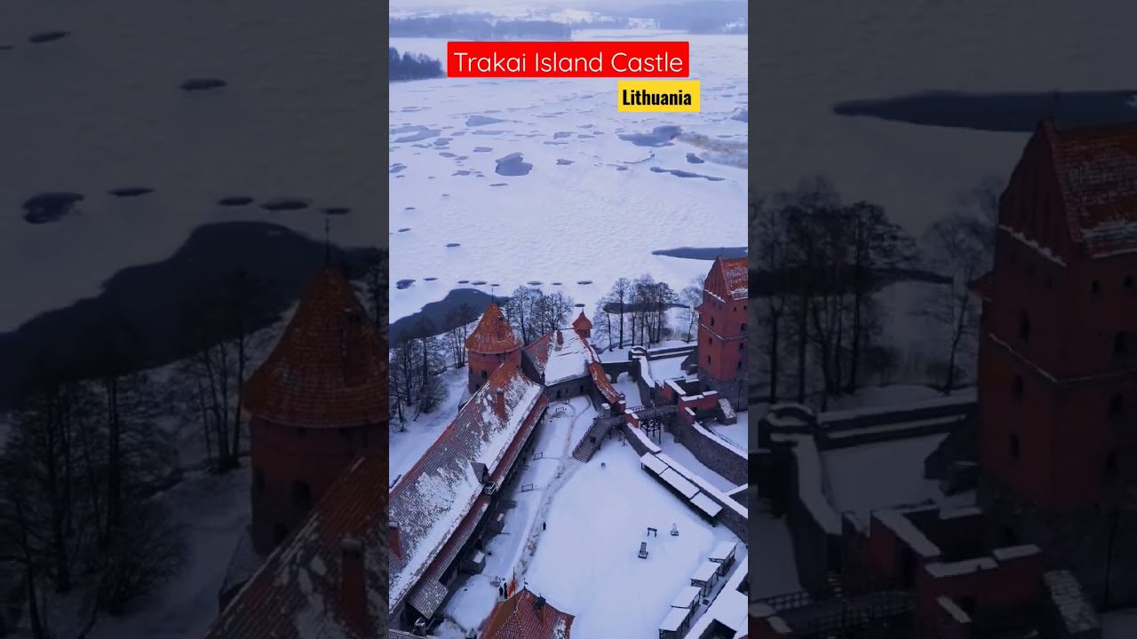 Explored the historic beauty of Trakai Island Castle, Lithuania #trakai #castlecrush #14thcentury