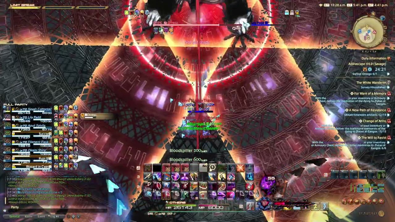 FFXIV Blind MINE O12S P2 prog (HW2, 41.4%) 4.1.2026