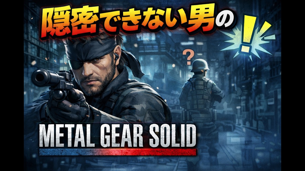 隠密できない男のMETAL GEAR SOLID　＃4