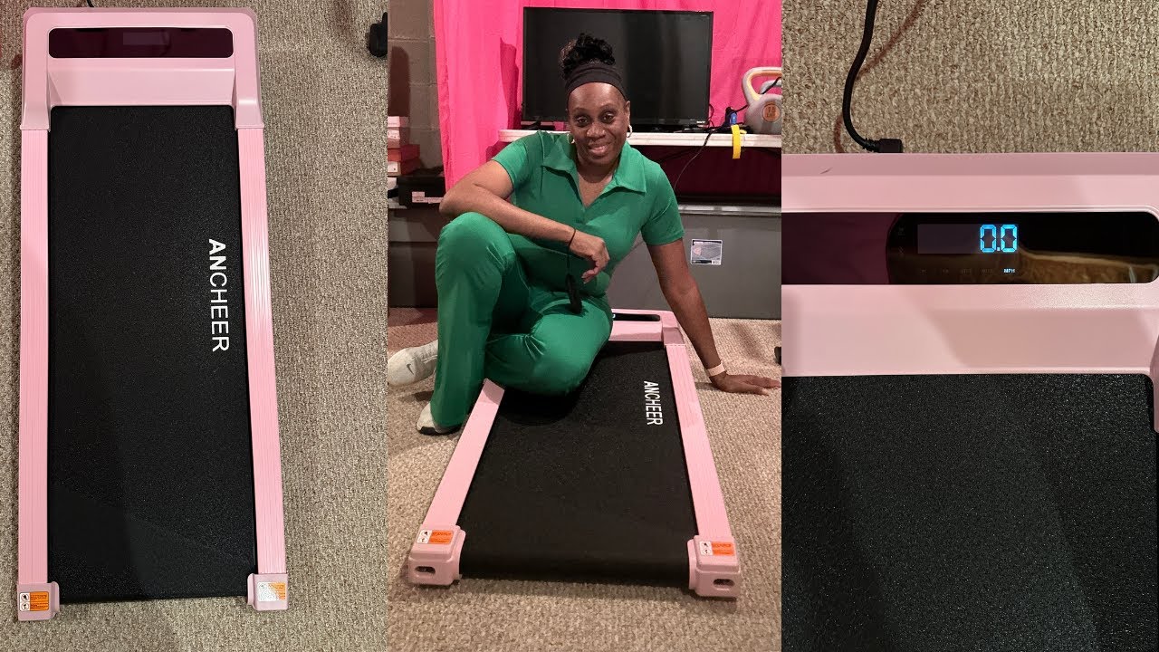 Ancheer Walking Treadmill Pad Unboxing In My Fav Color Pink#Ancheer#AncheerFitness#AncheerTrampoline
