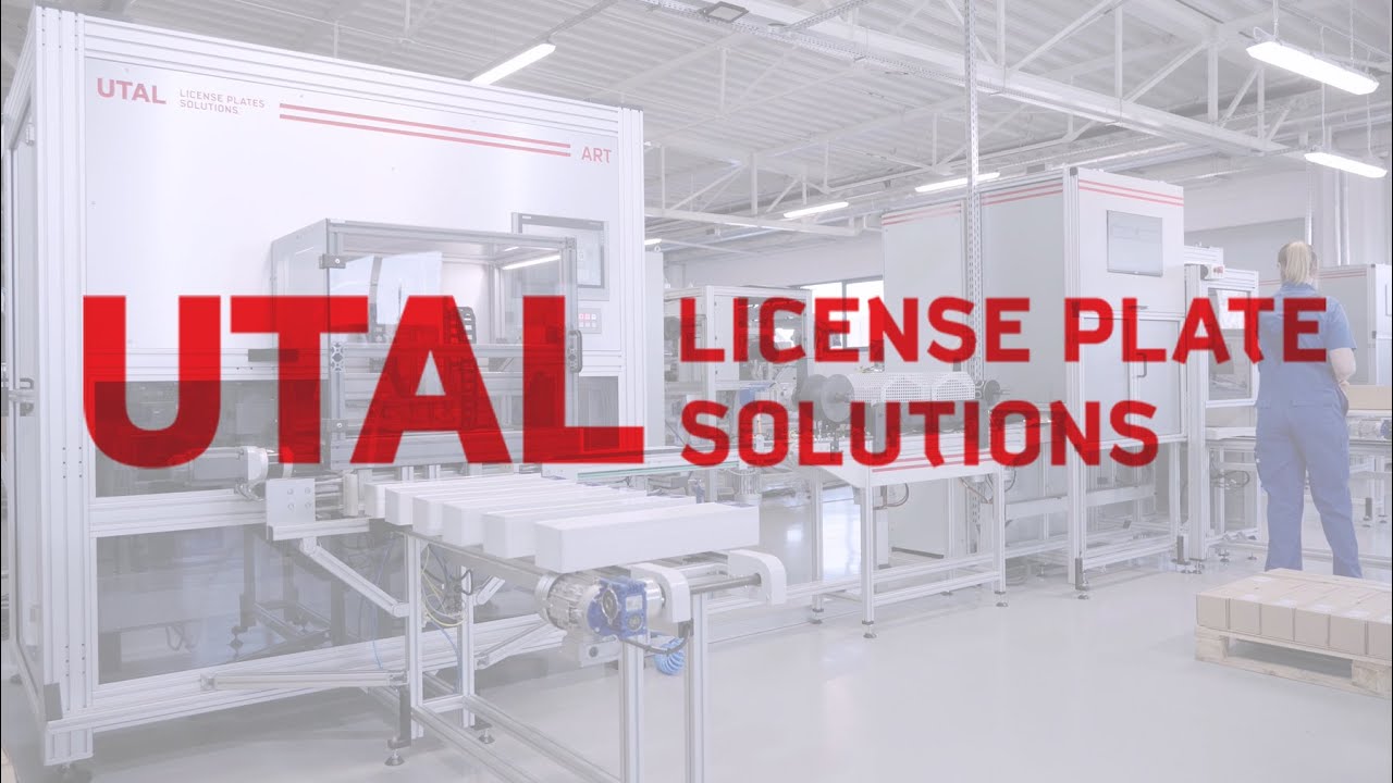 Utal ART - Automated production line for license plates personalization