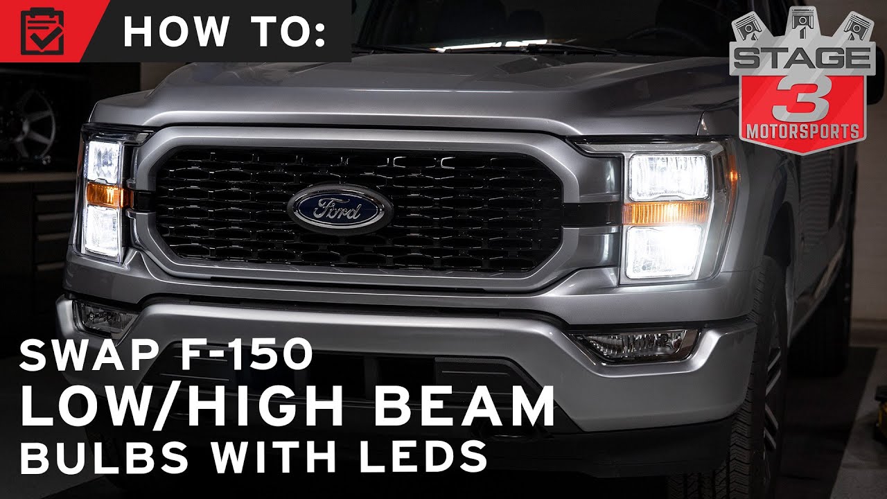 How to Replace 2021-2022 F-150 Headlight Bulbs with LEDs