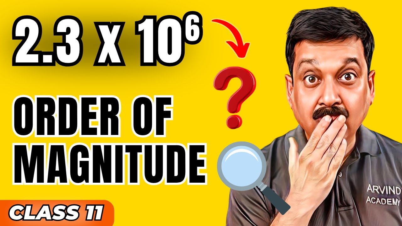 🔎ORDER OF MAGNITUDE Explained in 10 Mins ⏰ | Class 11 Physics | Students Always Get This WRONG!