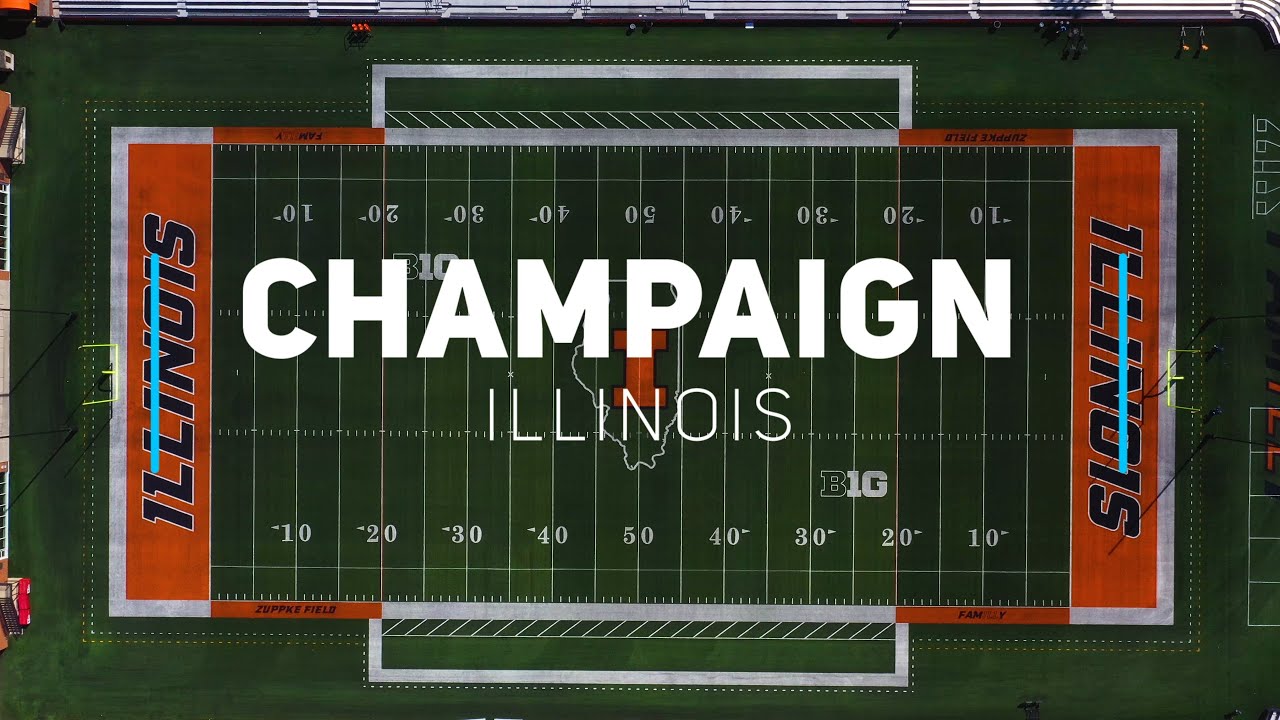 Champaign, IL - University of Illinois | 4K drone footage