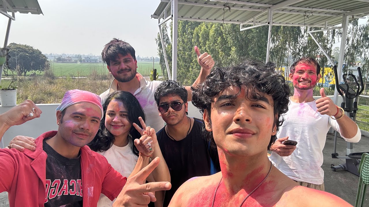 Holi celebration with family❤️ Holi 2026