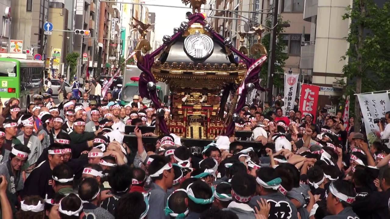平成28年 ( 喧嘩 ) 下谷神社  大祭   本社神輿ビッグトラブルです。