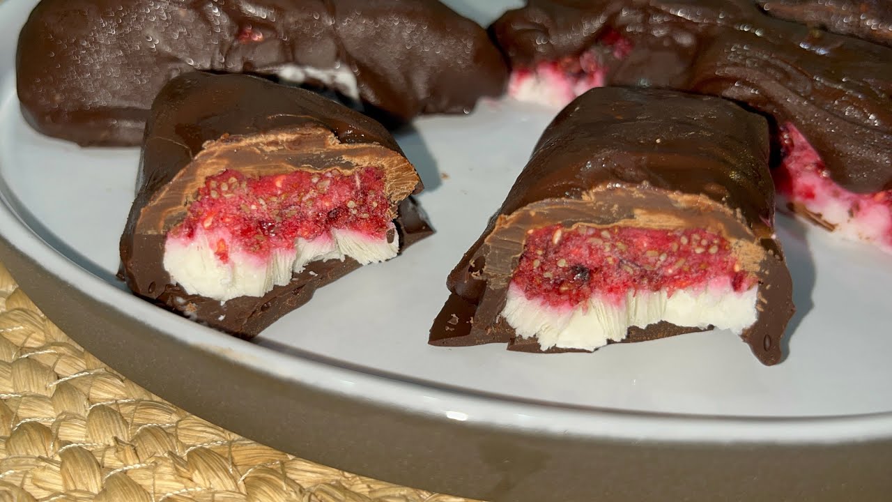 Barritas🍫 #fit de chía, yogur y frutos rojos ~ #healthy Bars 🍫 of chia, yogurt and red fruits