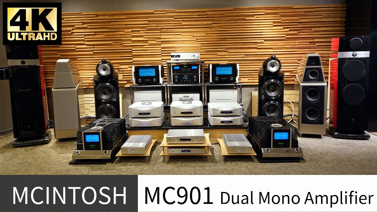 Mcintosh MC901 Dual Mono Amplifier - 매킨토시 MC901 듀얼 모노블럭 파워앰프 feat. B&W 800 D3