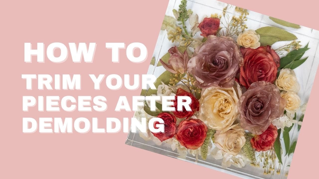 How to trim your resin piece after demolding