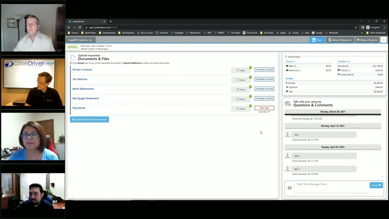 Jubilee Client & Document Portal