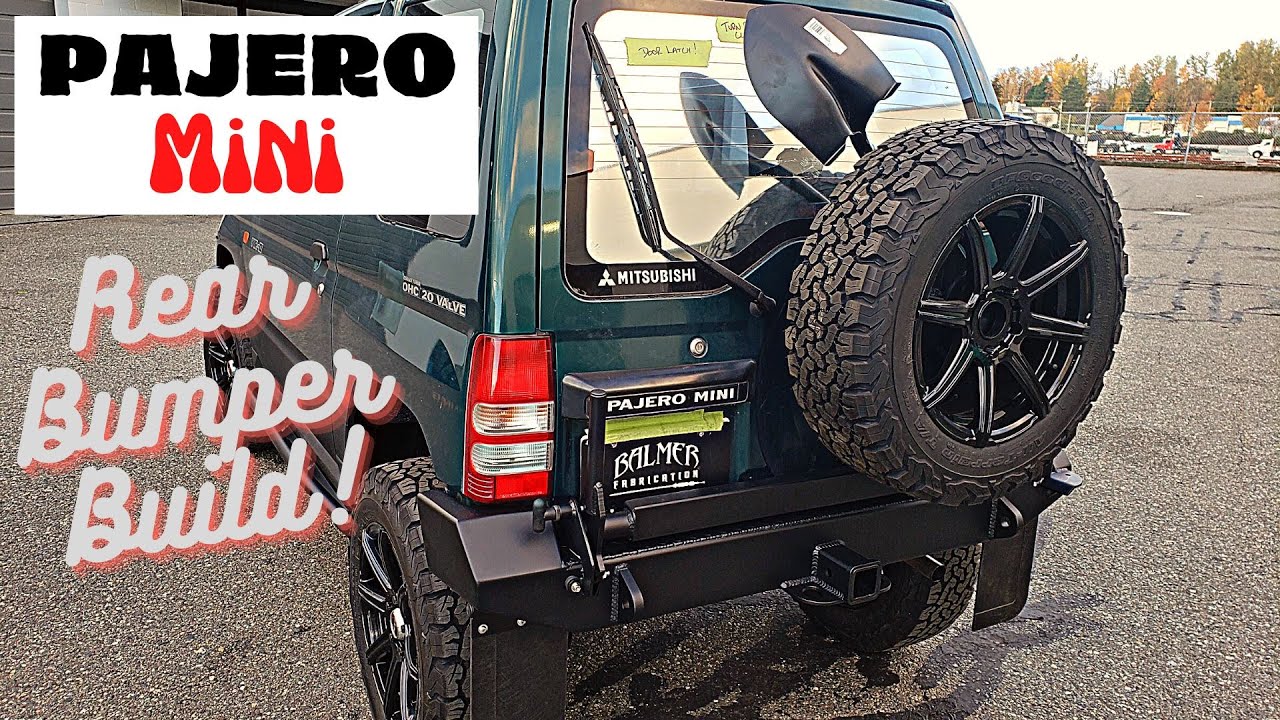 Задний бампер Pajero Mini, часть 1
