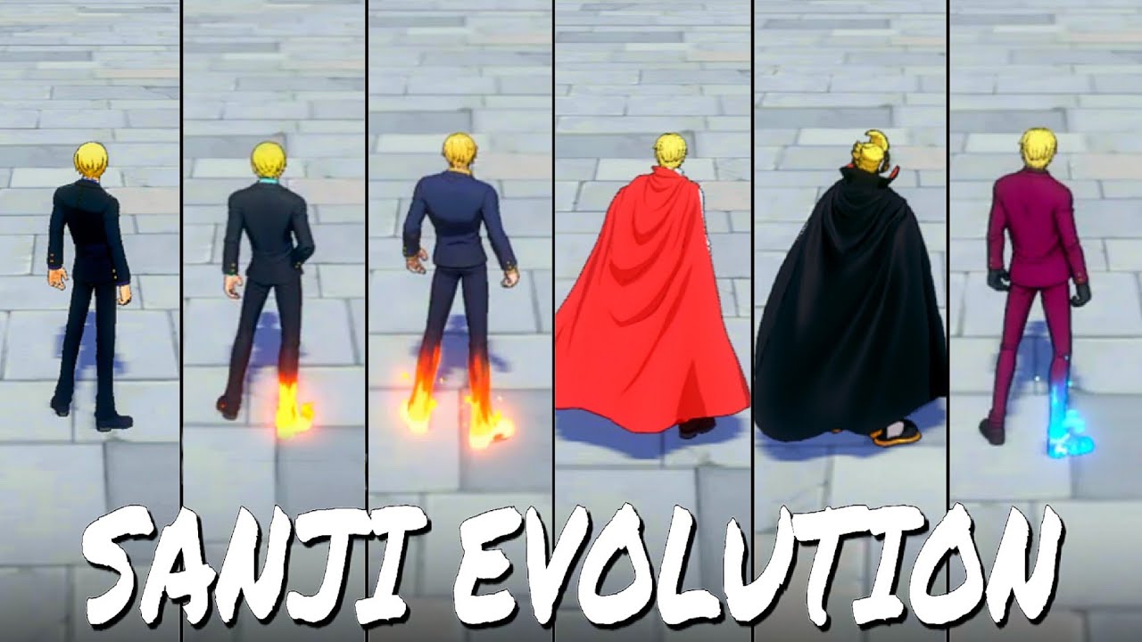 ALL SANJI COMPLETE MOVESET | One Piece Fighting Path