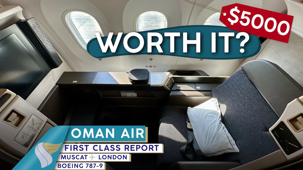 Первый класс OMAN AIR 787-9 🇴🇲⇢🇬🇧【Отчет о поездке 4K из Маската в Лондон】Стоит ли первый класс то...