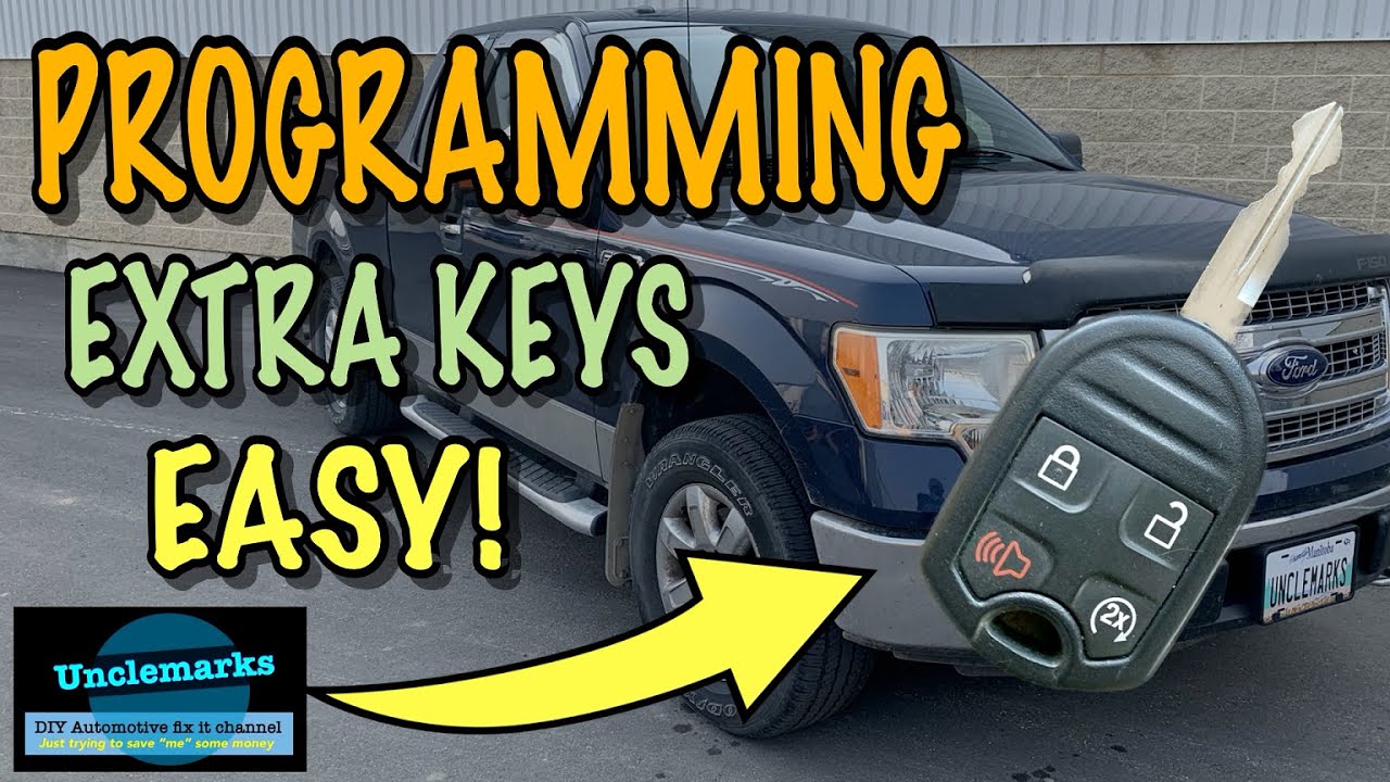 How to add a ignition key to Ford F150 truck.