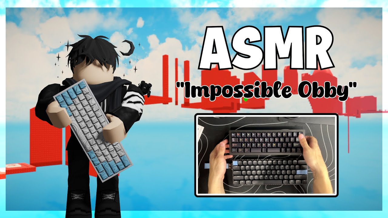 Impossible Wallhop Obby but it's THOCKY Keyboard ASMR + Epomaker Tide49 & Carbon60 Unboxing!