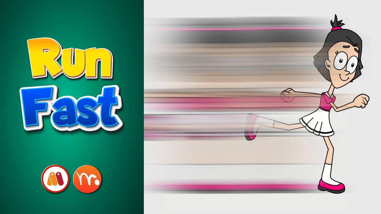 Run Fast | Moho | Rigged Animation