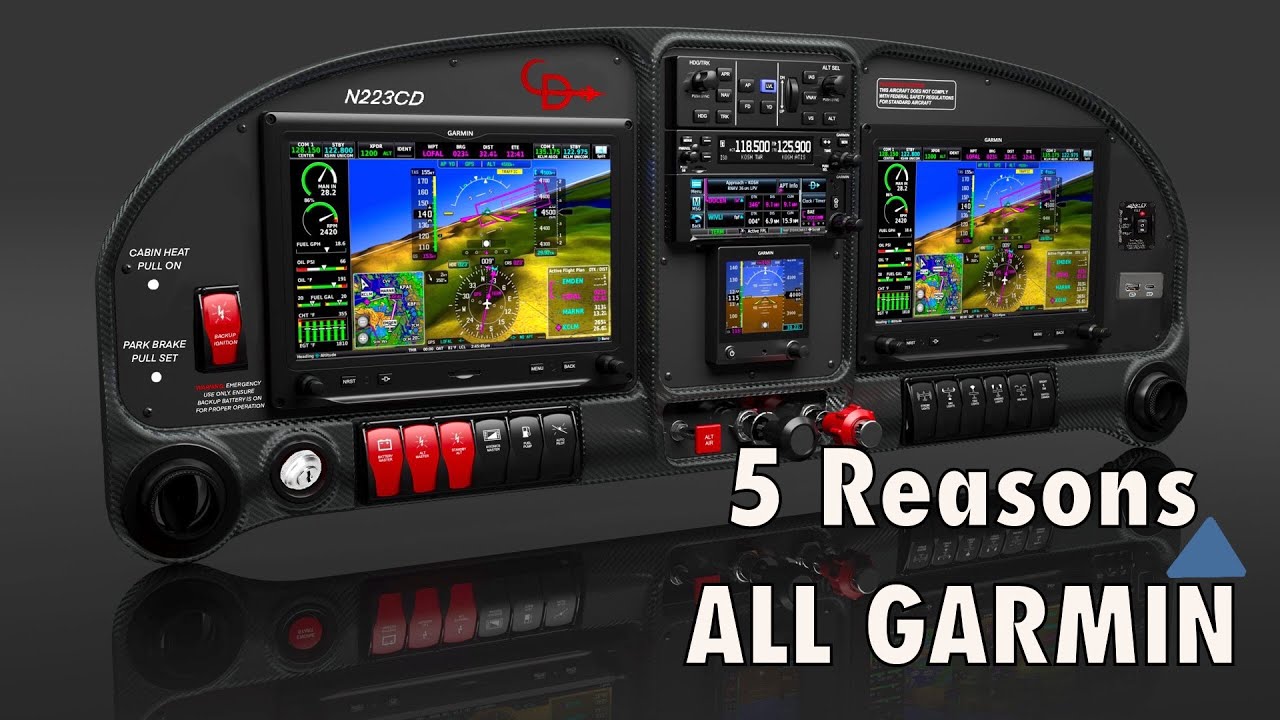 5 причин, по которым я выбрал авионику GARMIN для своего самодельного самолета