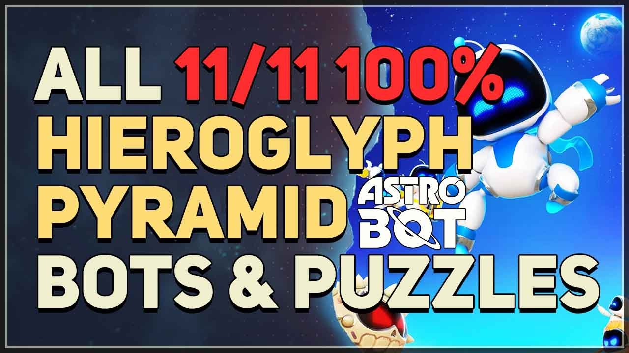 Astro Bot Hieroglyph Pyramid All Bots and Puzzle Pieces Collectibles 100% Walkthrough