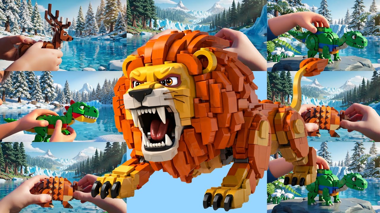 🧱 ABC Prehistoric Safari Animals 🦖 | LEGO Alphabet Animal Song for Kids | Jumpy Jungle TV