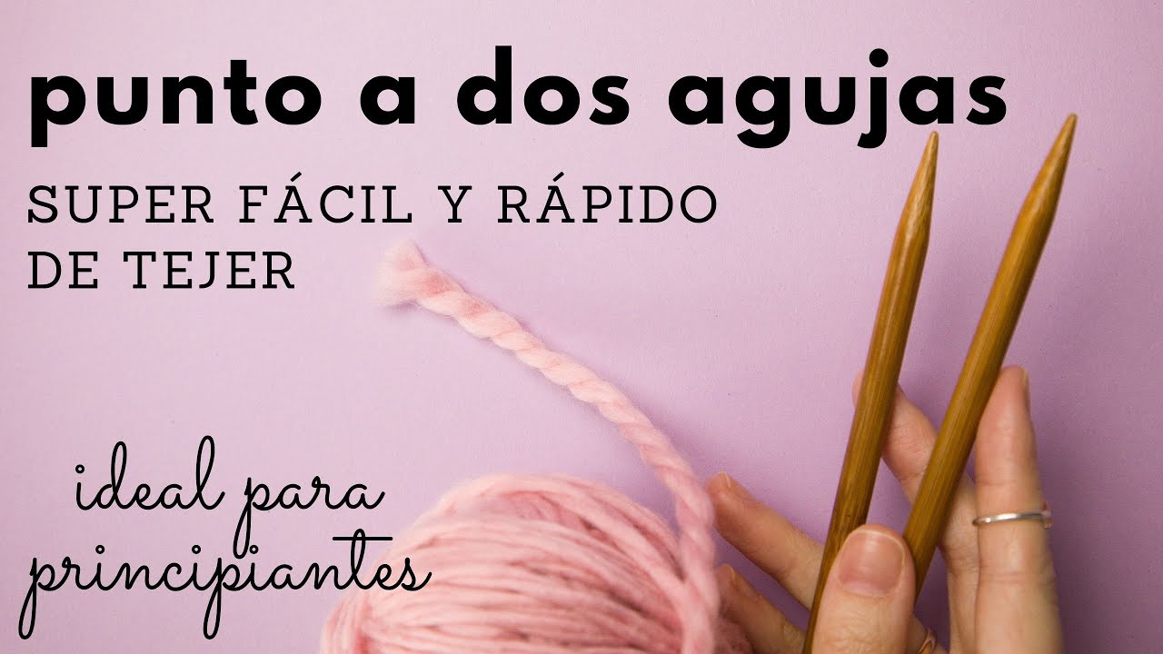 №101💥¡Con esta puntada podrás tejer cualquier prenda a dos agujas! es unisex, fácil y bonita !