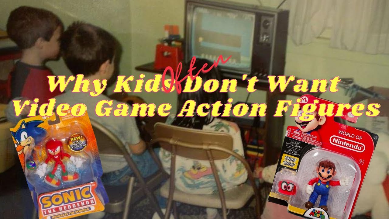 Why Video Game Action Figures Struggle in the Kid Aisle