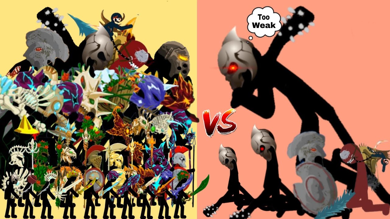 All Figures From Weakest To Stongest - Insane Super Final Boss - Season 3 - Stick War Legacy 