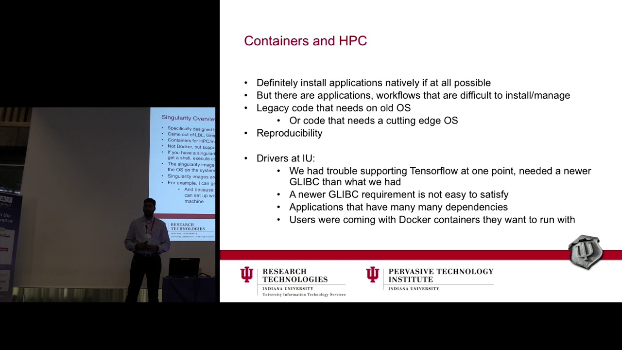 Containers Using Singularity on HPC