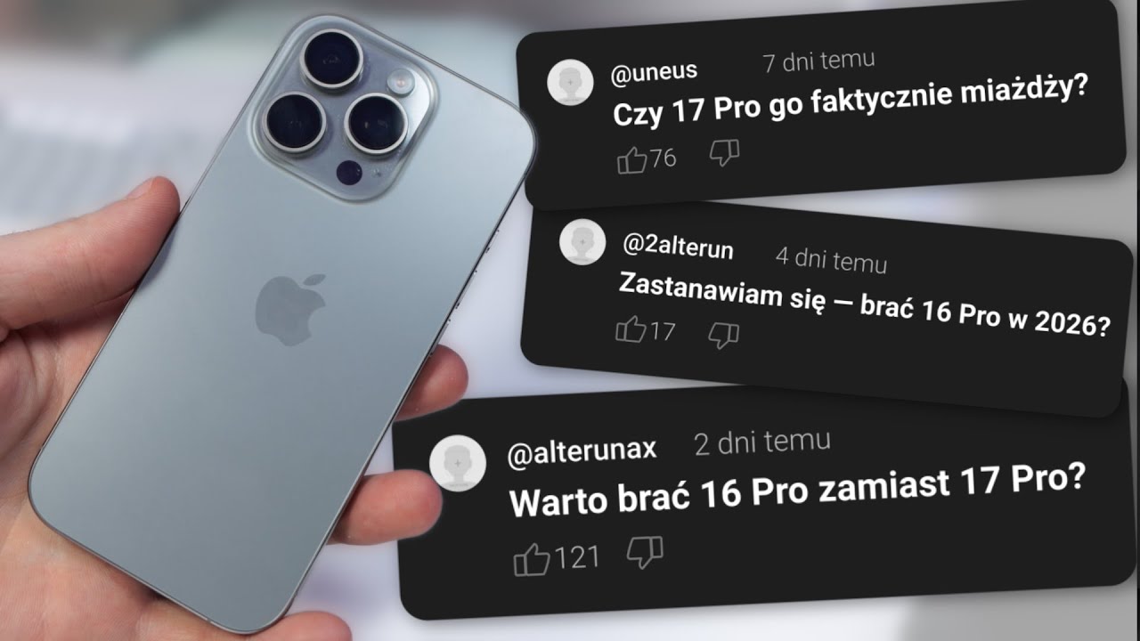 iPhone 16 Pro po 8 miesiącach… warto go brać w 2026? (ft. 17 pro) 🔥