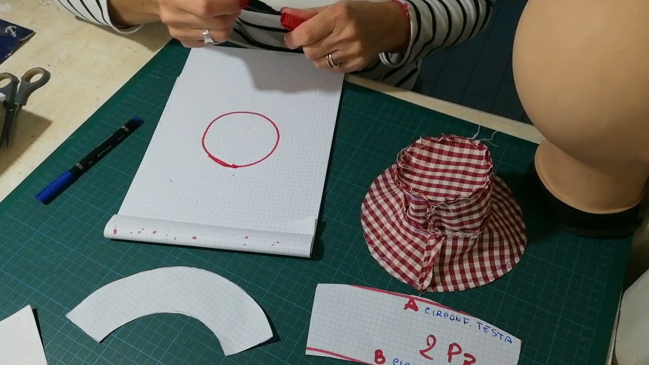 428🎀Come fare il cartamodello di un Cappello