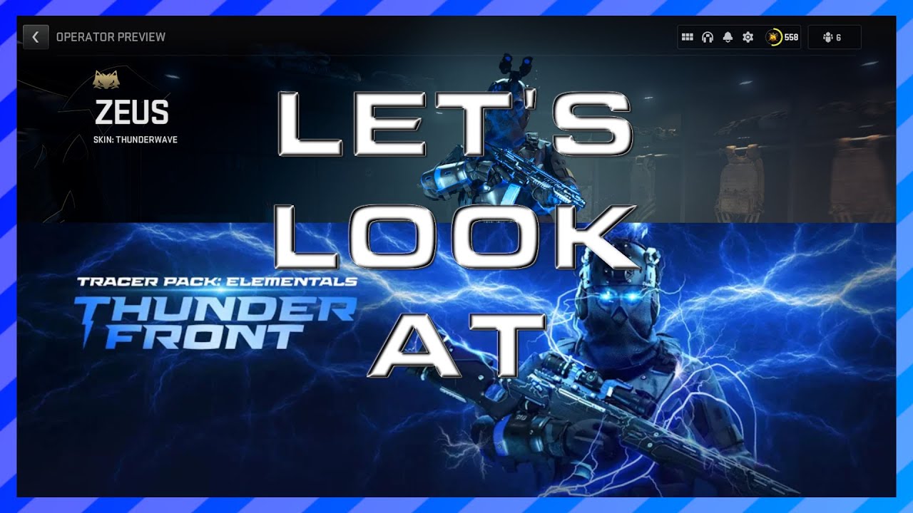 Let's Look At Tracer Pack: Elementals Thunder Front Modern Warfare 2 Season 3