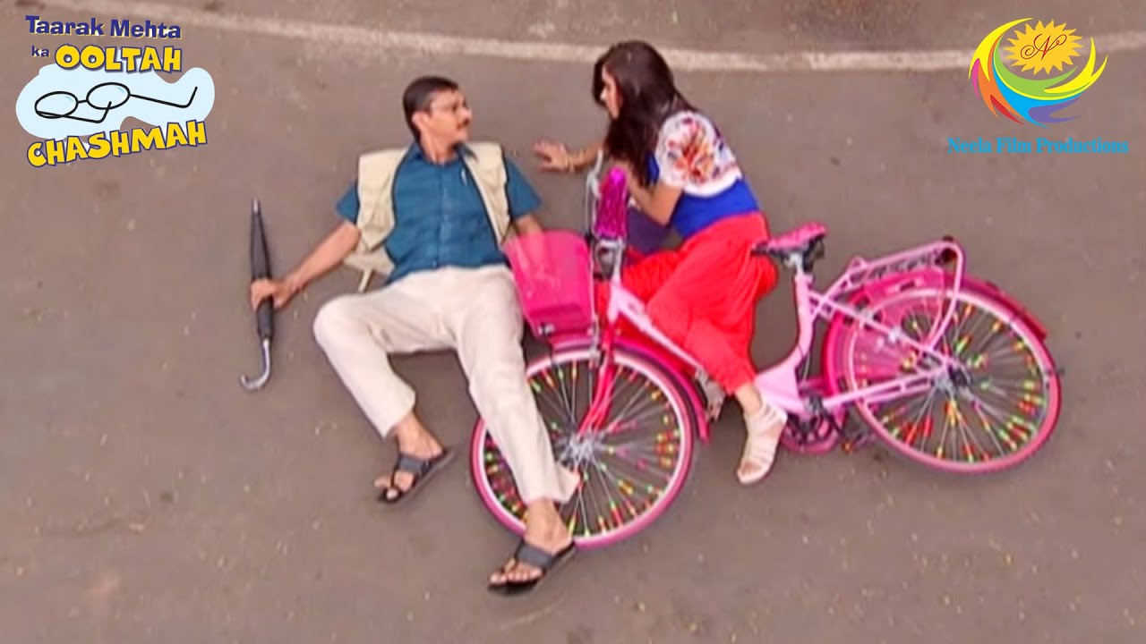 Popatlal Bumps Into A Girl With A Bicycle | Taarak Mehta Ka Ooltah Chashmah | Drugs Story