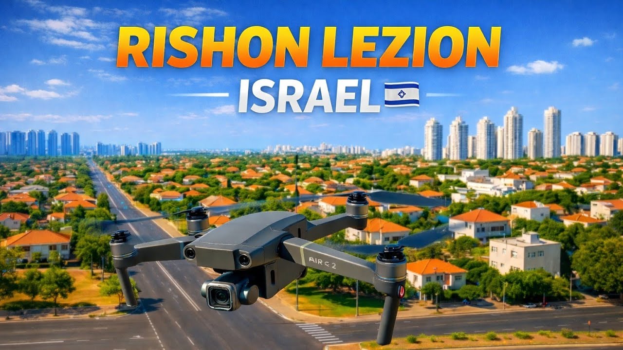 Rishon LeZion, Israel 🇮🇱 | Cinematic Drone Footage